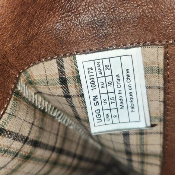 UGG Australia Darcie Distressed Women's Riding Boot Size 9 Brown - Picture 11 of 12